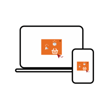 Digital advertisement banner in CatchIt format